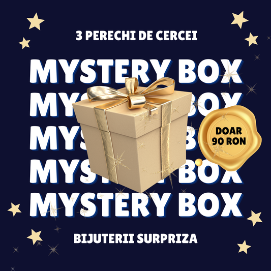 Mistery box - 3 perechi de cercei surpriză