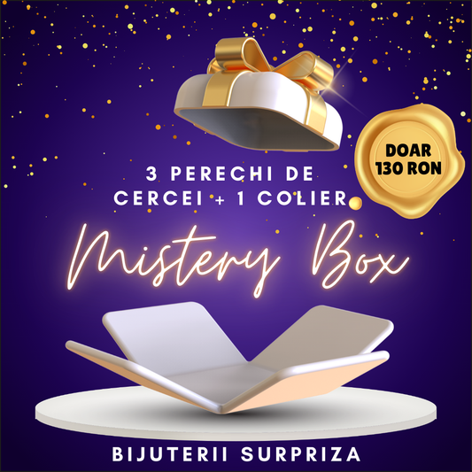 Mistery Box - 3 perechi de cercei + 1 colier